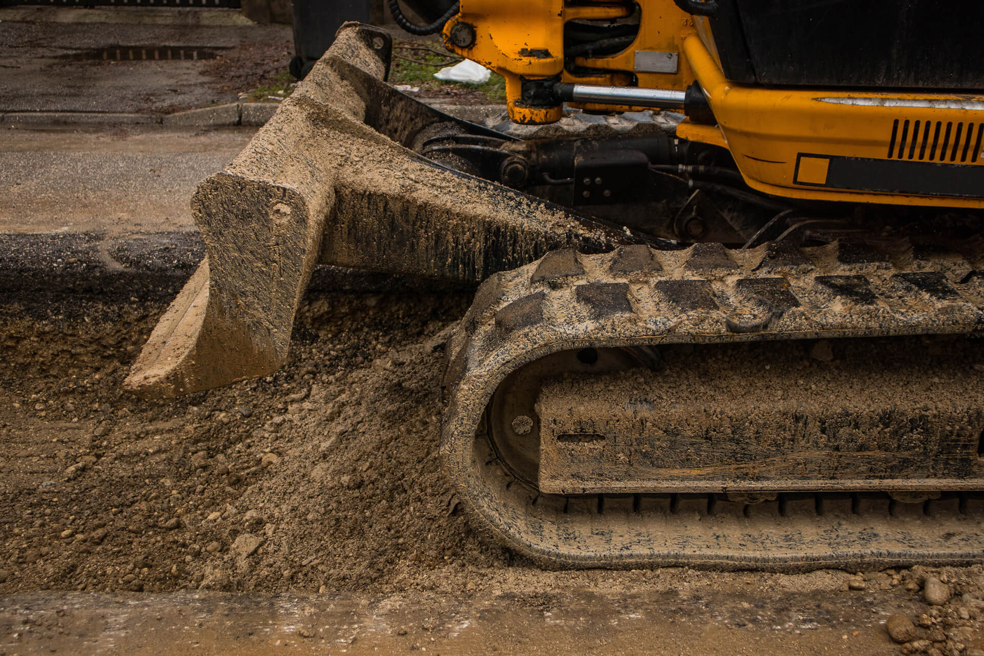 Bobcat used by Evans Outdoors