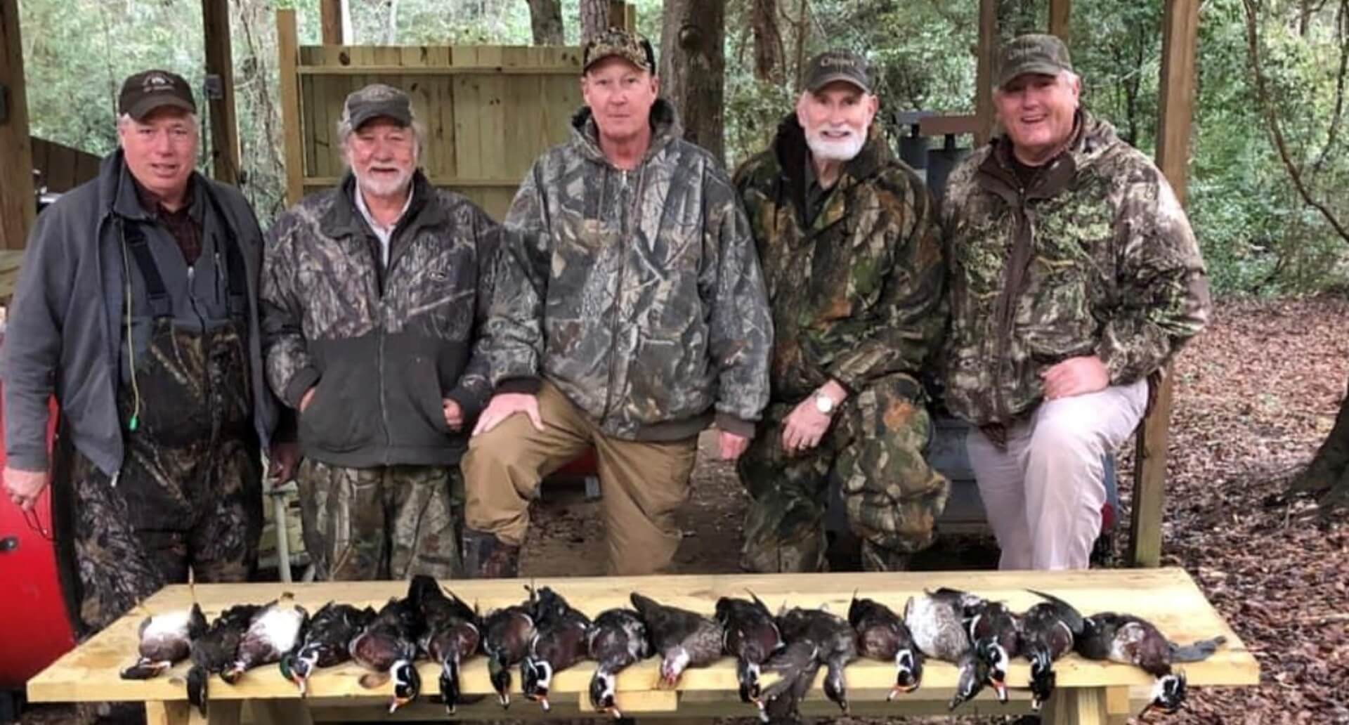 Hunters using Evans Outdoors products